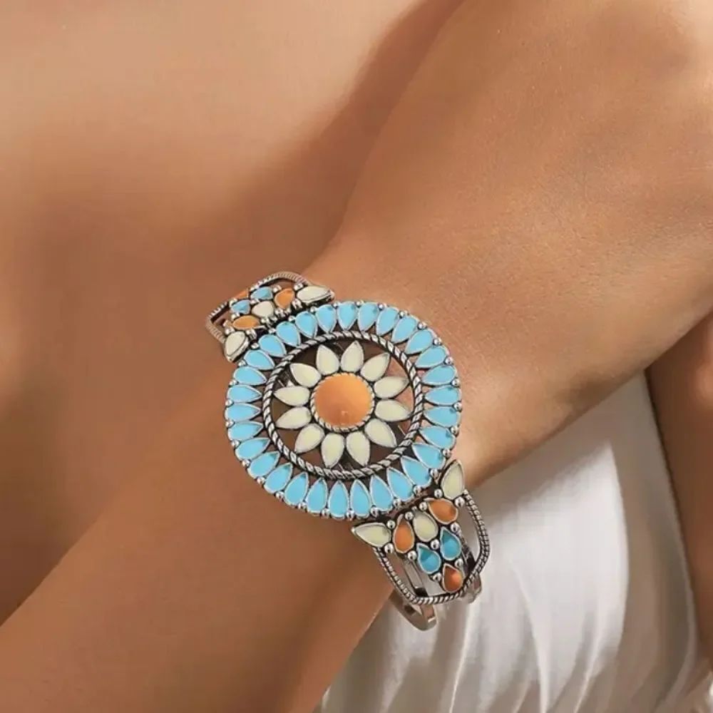 Boho cuff style bracelet